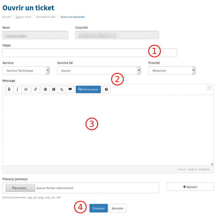 Comment ouvrir un ticket? - Centre d'aide ADK Media